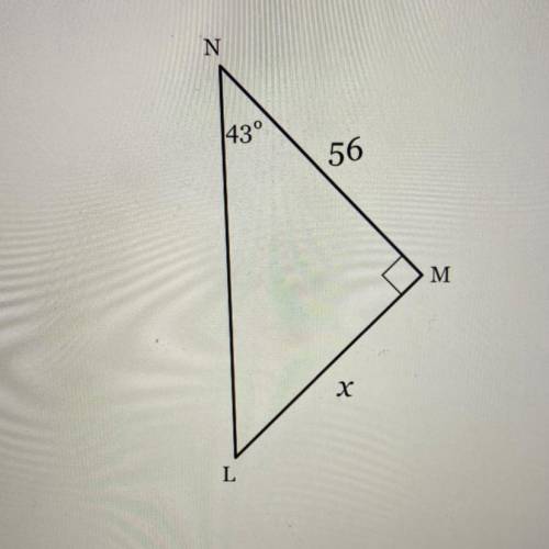 Hurry!
Solve for X, Round to the nearest tenth, if necessary