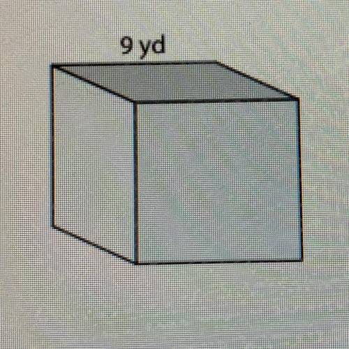 Find the surface area of the cube pls help i will brainlist you
