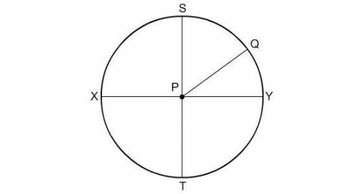 In circle P, ST = 30 ft. What is the circumference of the circle?

30π ft
15π ft
10π ft
45π ft