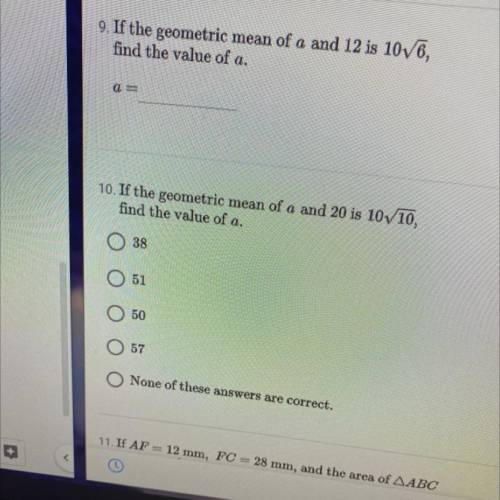 HELP WITH 9 AND 10! I really don’t understand how to find these!