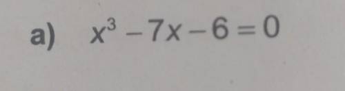 Resuelve la siguiente ecuación polinómica​