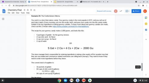 Please help me with the problem and the calculations