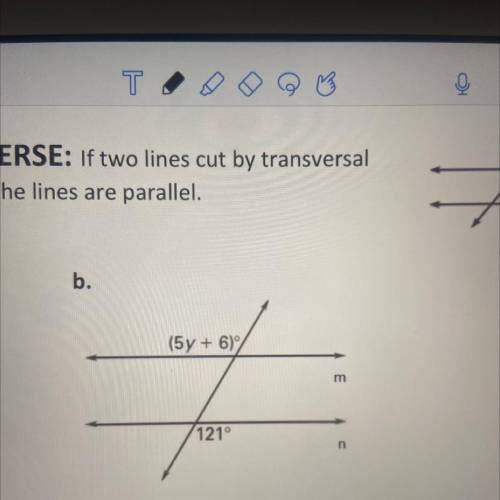 What is the value of x from the angles