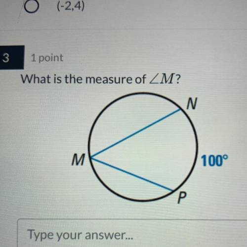 What’s the measure of angle M
