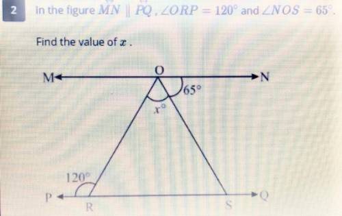 Find the value of x pls show work