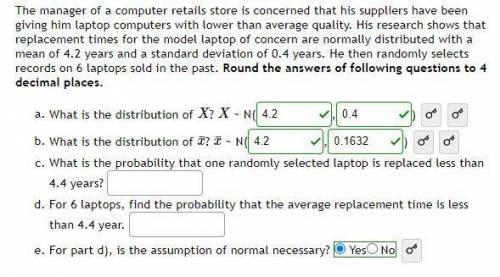 I need help with this problem.

The manager of a computer retails store is concerned that his supp