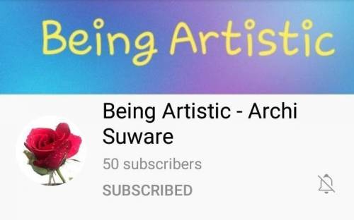 Pls subscribe to my channel Being Artistic ArchiPls support my little channel ​