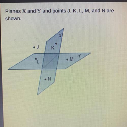 Exactly how many planes contain points J, K, and N?
a - 0
b - 1
c - 2
d - 3