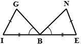 From the information given, determine which triangles, if any, are congruent and state by which rul
