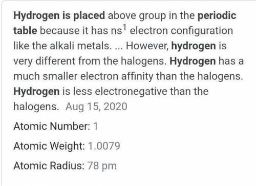 Hydrogen is a molecule but H is an atom why give reason​
