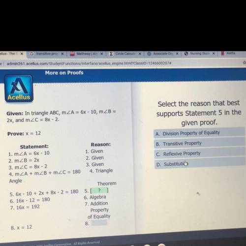 Please help with math properties I need 5 and 8 :)