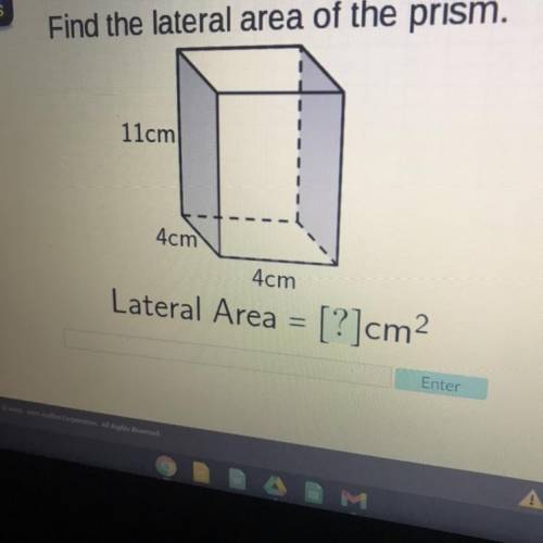 Help Now Please
Find The Lateral Area Prism