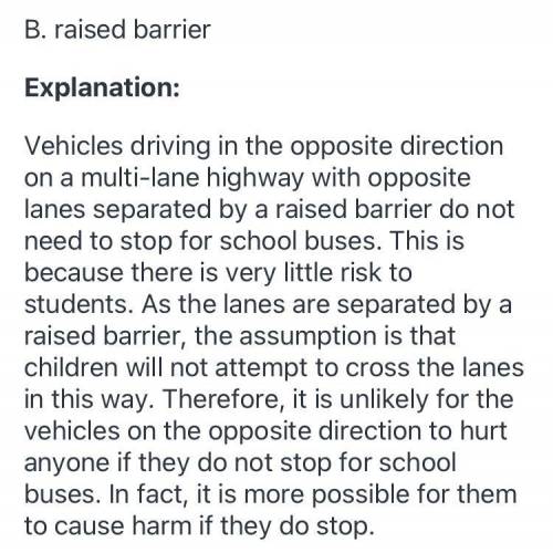1. Vehicles driving in the opposite direction on a multi-lane highway with opposite lanes separated