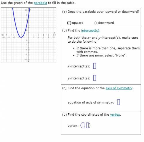 Help me please! Parabola question