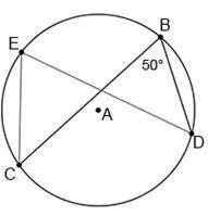 Angles CED and CBD subtend the same arc. Determine the measure of ∠CED.

Question options:
1) 
100