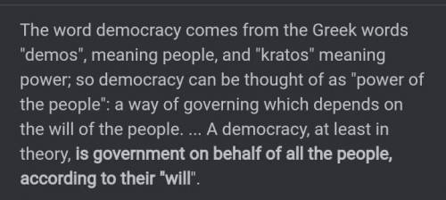 What is democracy ??​