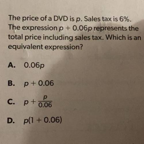 The price of the DVD is p