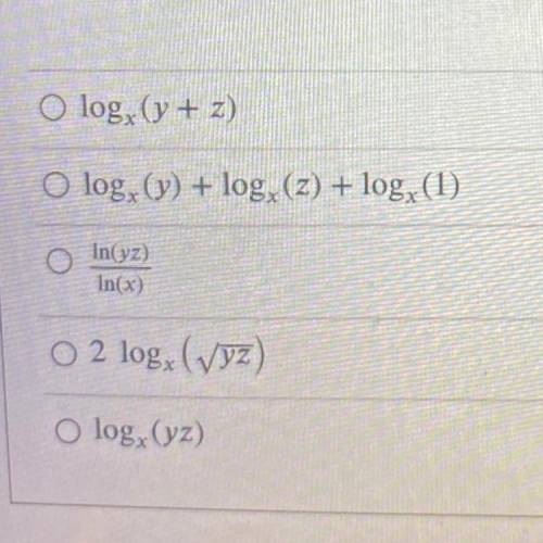 Which of the following logarithmic expressions are NOT equal?