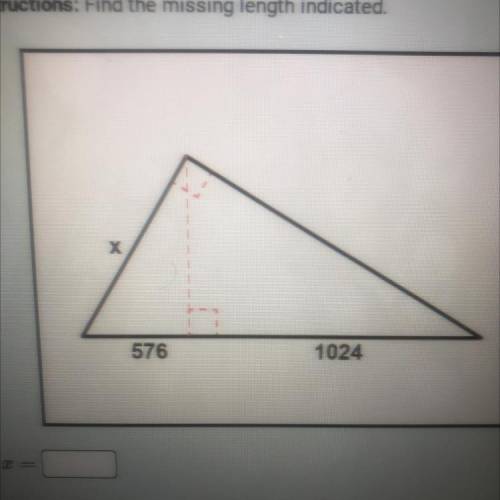 Find the missing length indicated