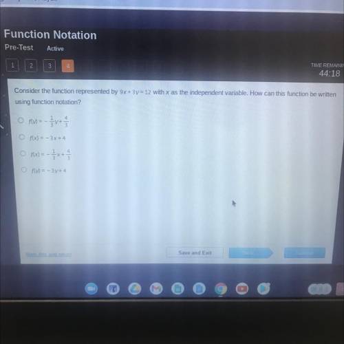 How can this function be written using function notation?