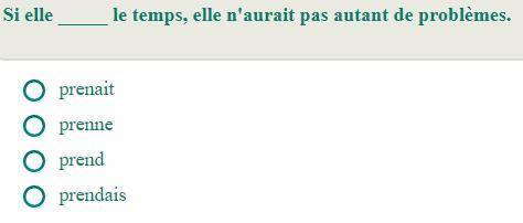 Choisis la meilleure conjugaison pour completer la phrase suivante.