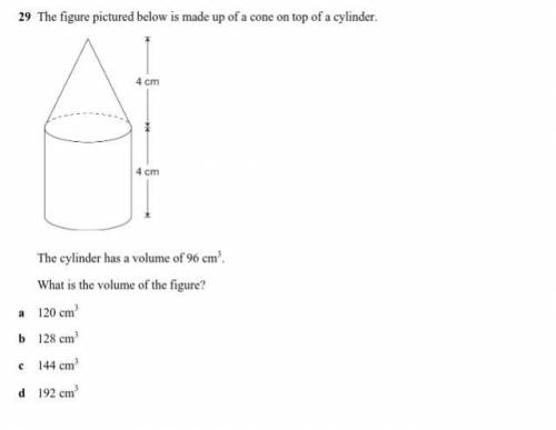 What is the volume of the cylinder