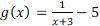Which of the following statements is true of the function ?

Question 2 options: 
A) g(x) can be g