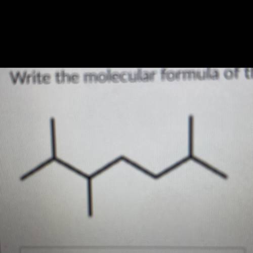 Question 33

Write the molecular formula of the alkane from its skeletal structural provided in th