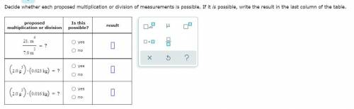 I've been stuck on this question for a while now, are these measurements possible? And what do they