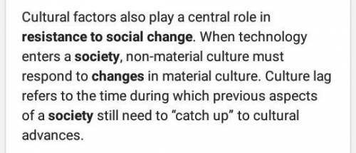 social institutions are resistant to change  explain