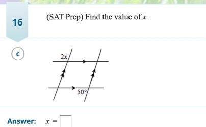 PLEASE HELP I WILL GIVE BRAINLIEST!
Find the value of x