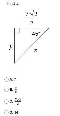 Find x.

can someone work it out for me so i can try and figure out how to do problems like this o