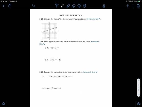 Here are some photos of my math home work please show some work.