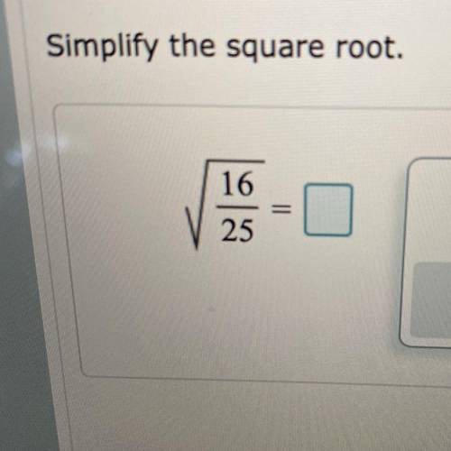 Simplify the square root. Please explain