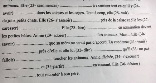 French Document! Passé composé ou Imparfait?