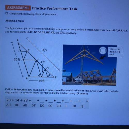 A Markup

Building a Truss
- Comment
The figure shows part of a common roof design using a very st