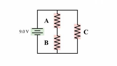 In the following circuit, which resistors are connected in parallel?

a) Resistors A & B
b) Re