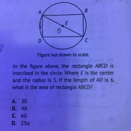 What is the area of the rectangle ABCD? Help