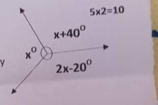 Find the value of x pls with all solution​