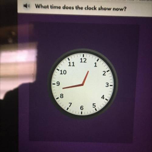 What time does the clock show?