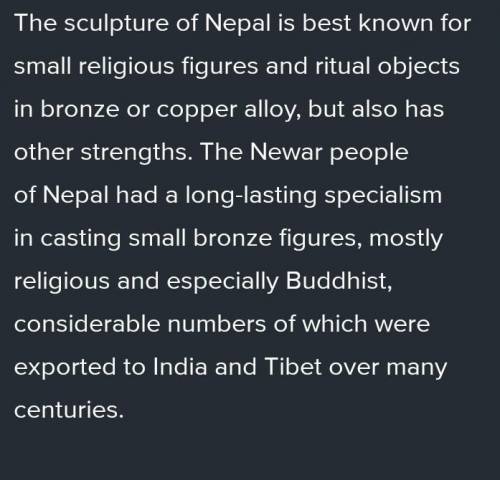 Describe the condition of sculpture in Nepal during Lichhavi period.​