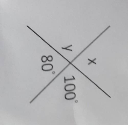 From the given figure, find the value of x and y:pls pls pls answer my question