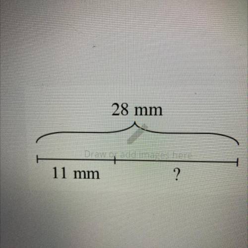 According to the diagram above how long is the unknown piece