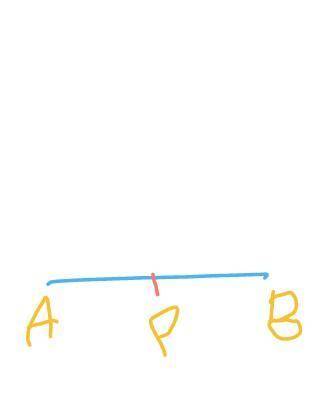 What is the difference between the ratio AP: PB and the ratio of AP: ABS​