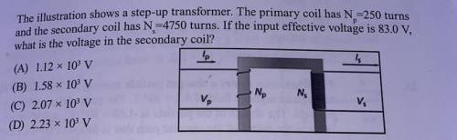 Find voltage in the coil.