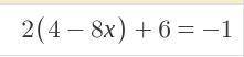 What is the answer and method for this equation?