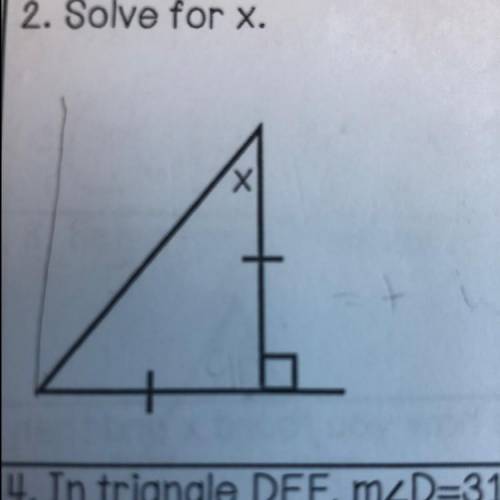 Solve for x.
X
I need the. Value please