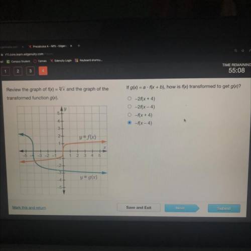 If g(x) = a · f(x + b), how is f(x) transformed to get g(x)?

Review the graph of f(x) = x and the