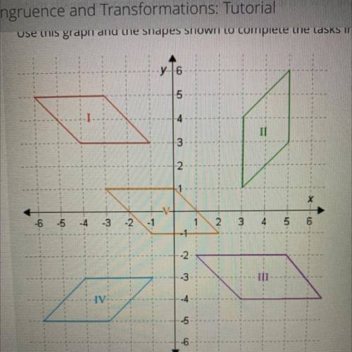 Is there a transformation that maps shape 1 onto shape 5? Explain your answer