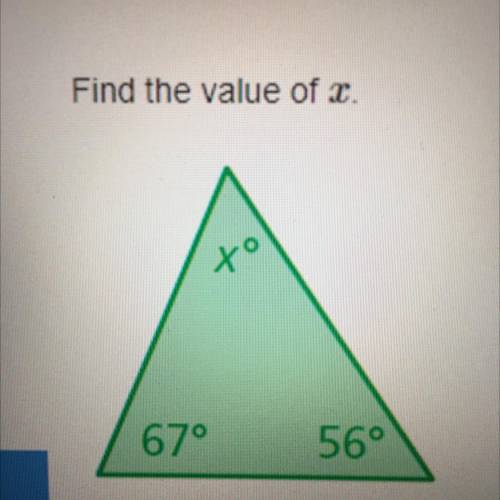 Find the value of x. Please help